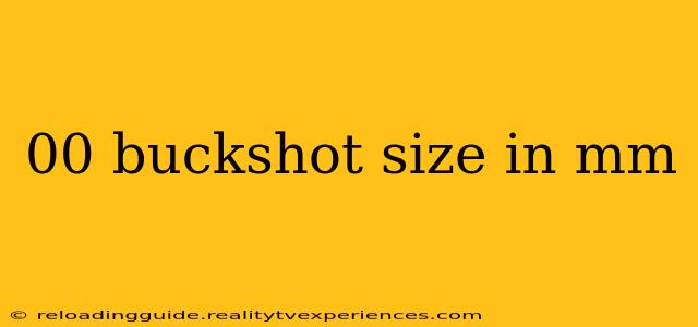 00 buckshot size in mm