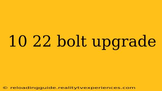 10 22 bolt upgrade