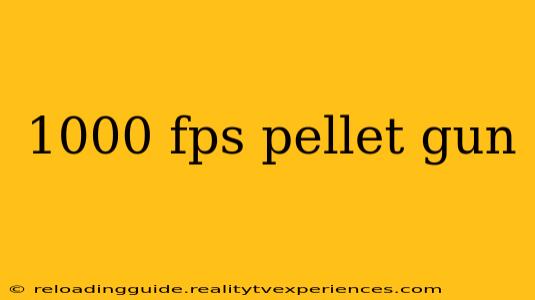 1000 fps pellet gun