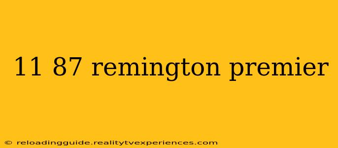 11 87 remington premier