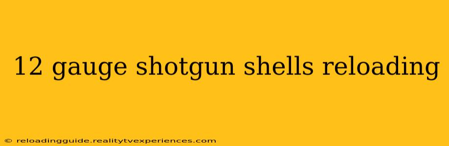 12 gauge shotgun shells reloading