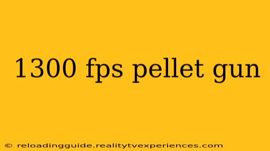 1300 fps pellet gun