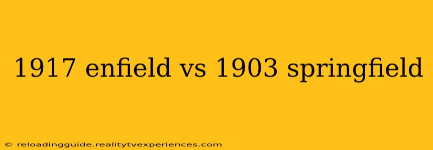 1917 enfield vs 1903 springfield