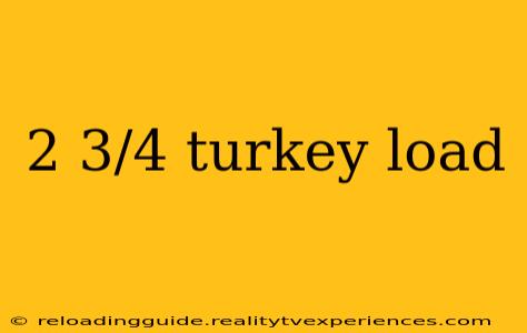 2 3/4 turkey load