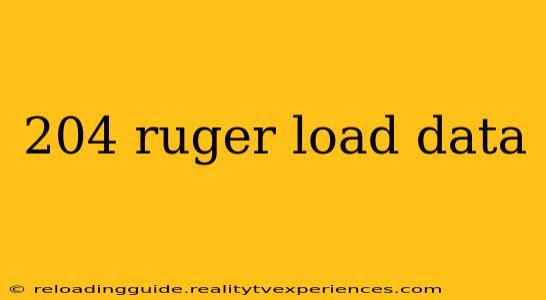 204 ruger load data