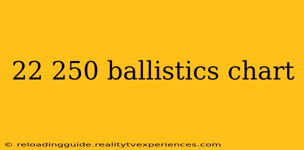 22 250 ballistics chart