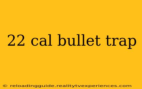 22 cal bullet trap