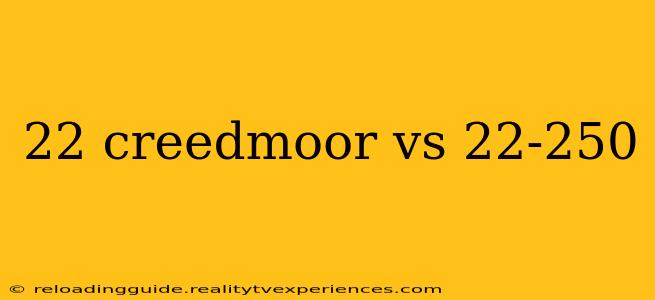 22 creedmoor vs 22-250