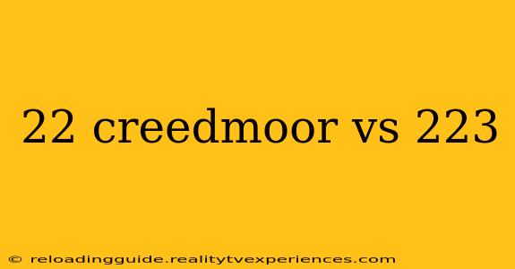 22 creedmoor vs 223