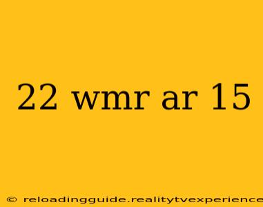 22 wmr ar 15