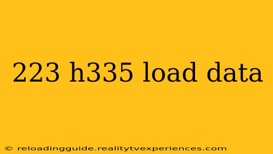 223 h335 load data