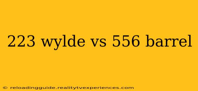 223 wylde vs 556 barrel