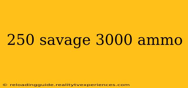 250 savage 3000 ammo