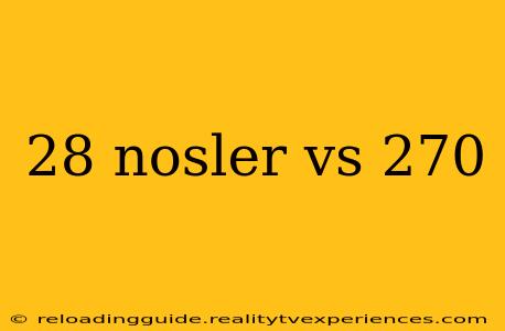 28 nosler vs 270