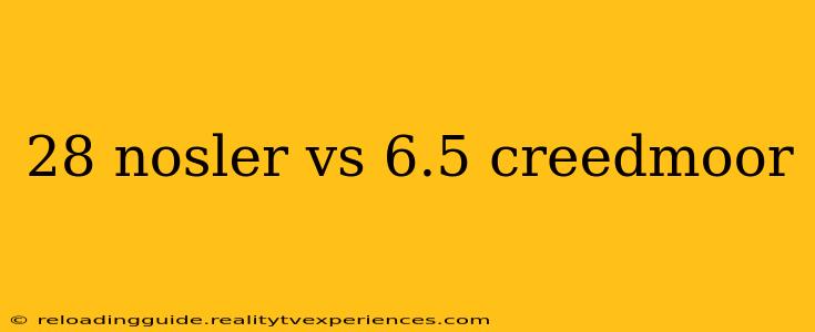 28 nosler vs 6.5 creedmoor