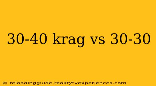 30-40 krag vs 30-30