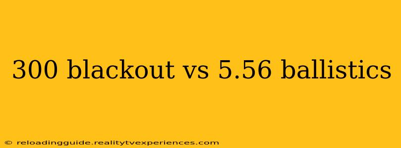 300 blackout vs 5.56 ballistics