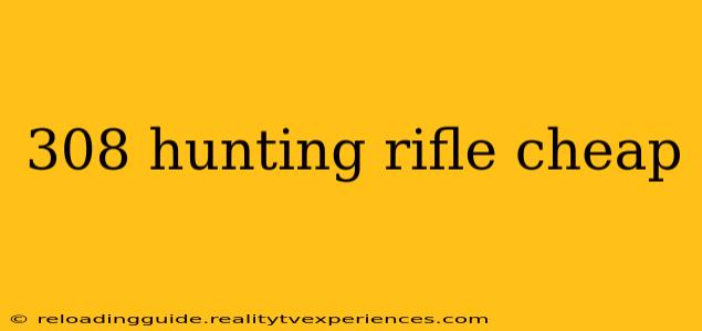 308 hunting rifle cheap