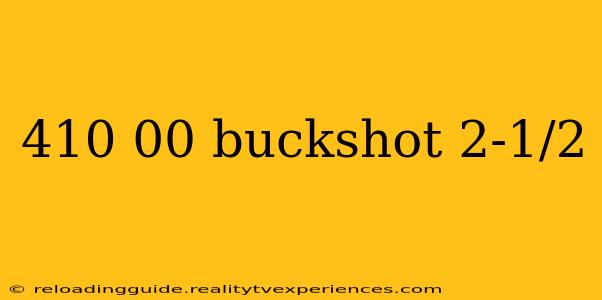 410 00 buckshot 2-1/2