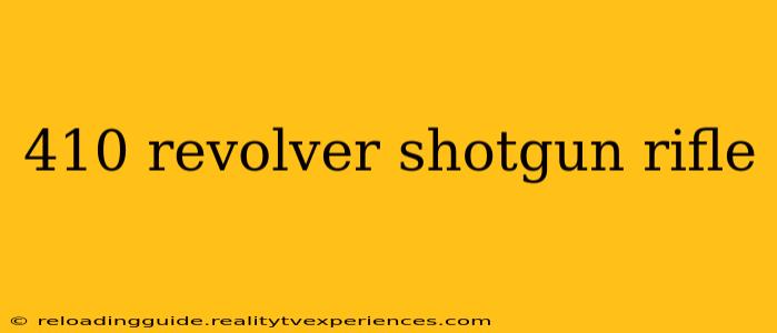 410 revolver shotgun rifle