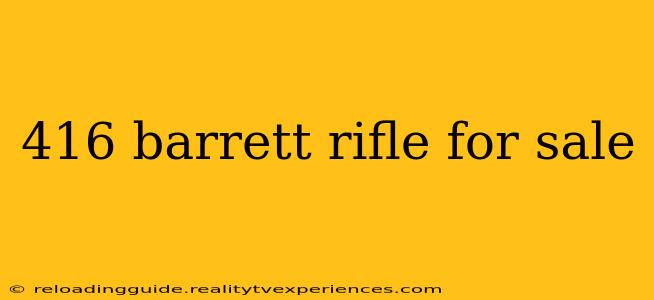 416 barrett rifle for sale