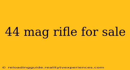 44 mag rifle for sale