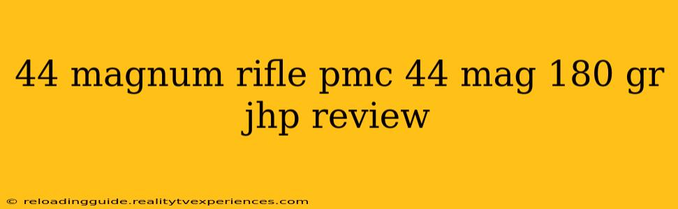 44 magnum rifle pmc 44 mag 180 gr jhp review