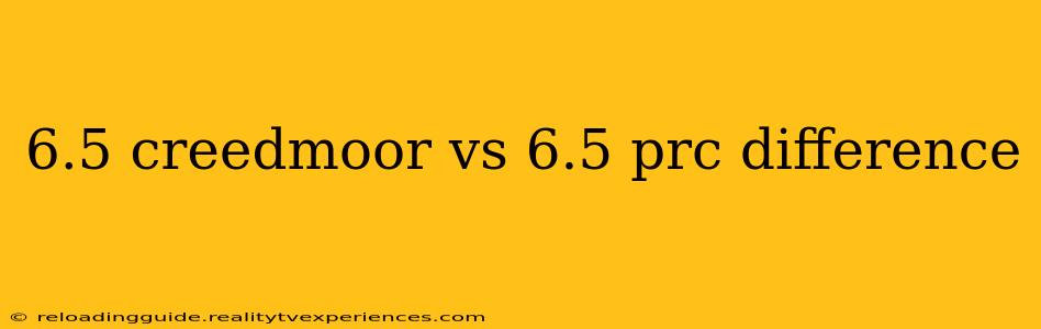 6.5 creedmoor vs 6.5 prc difference