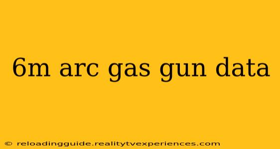 6m arc gas gun data