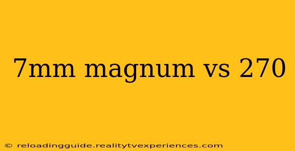 7mm magnum vs 270