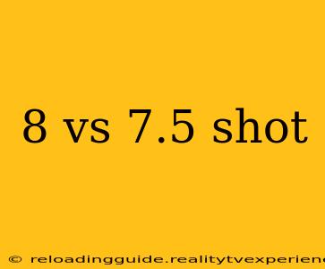 8 vs 7.5 shot