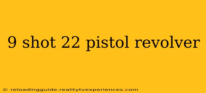 9 shot 22 pistol revolver