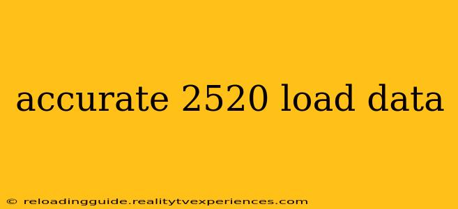 accurate 2520 load data