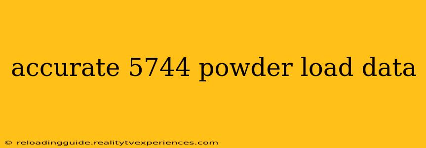 accurate 5744 powder load data