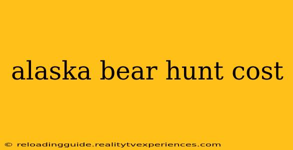 alaska bear hunt cost