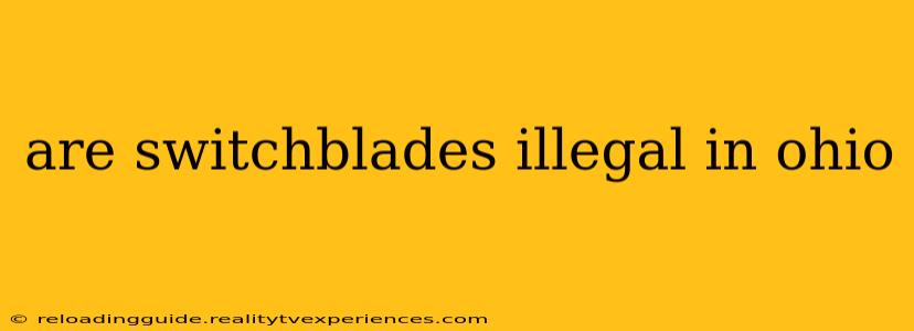 are switchblades illegal in ohio