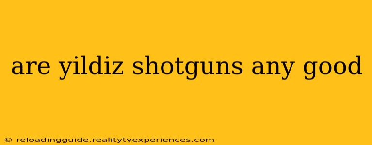 are yildiz shotguns any good