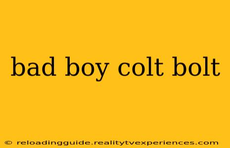 bad boy colt bolt