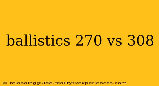 ballistics 270 vs 308