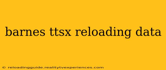 barnes ttsx reloading data