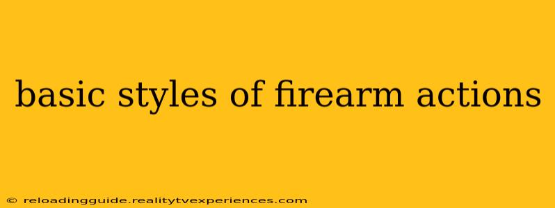 basic styles of firearm actions