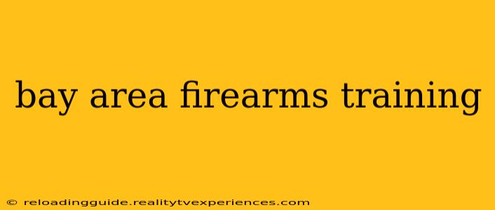 bay area firearms training