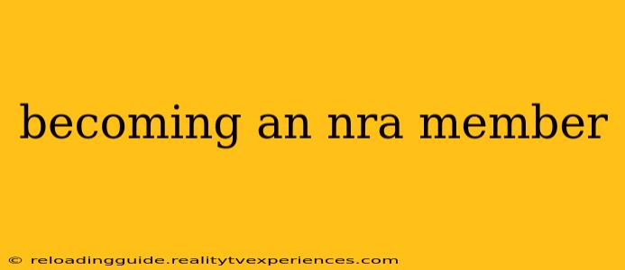 becoming an nra member