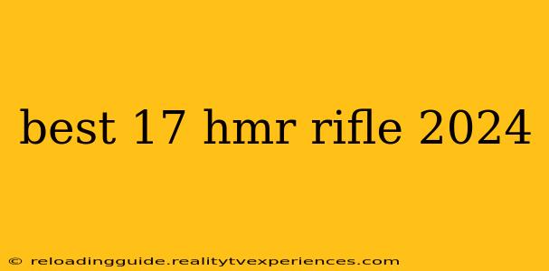 best 17 hmr rifle 2024