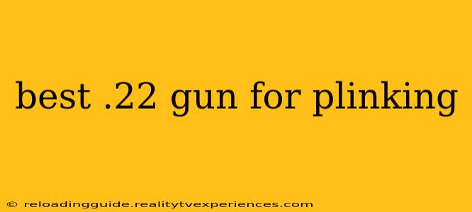 best .22 gun for plinking