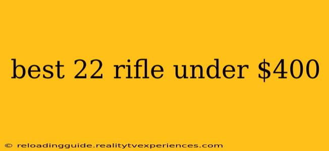 best 22 rifle under $400