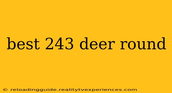 best 243 deer round