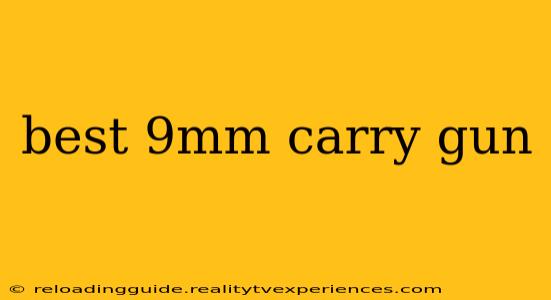 best 9mm carry gun