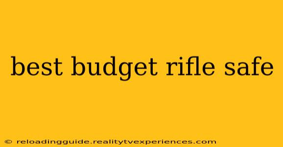 best budget rifle safe