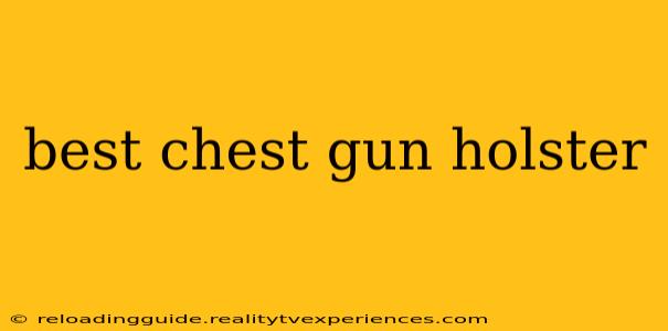 best chest gun holster